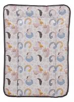 Матрас пеленальный Polini kids Волшебный Единорог, серый Матрас пеленальный Polini kids Волшебный Единорог, серый. Фото №1