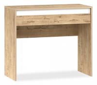 Стол туалетный Virginia НМ 011.08, Белый Скандинавский/Дуб Бунратти Стол туалетный Virginia НМ 011.08, Белый Скандинавский/Дуб Бунратти. Фото №1