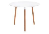 Стол деревянный Lorini 80 white / wood фото Стол деревянный Lorini 80 white / wood. Фото №1