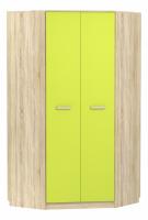 Акварель НМ 013.04-04 М Шкаф угловой Лайм, Дуб Сонома