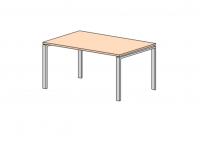 Стол писменный прямоугольный глубиной 600 мм Европа Лайт фото Стол писменный прямоугольный глубиной 600 мм Европа Лайт