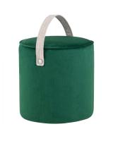 Пуф Джерри велюр изумрудный. Фото №1