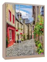 Шкаф-купе Бассо 7-600 Европа (полки слева) дуб млечный фото Шкаф-купе Бассо 7-600 Европа (полки слева) дуб млечный. Фото №1