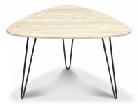 Стол журнальный SODUS МДФ/металл, 70*73*45 см, Скания натуральная (ножки черные) фото Стол журнальный SODUS МДФ/металл, 70*73*45 см, Скания натуральная (ножки черные). Фото №1