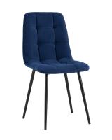 Стул Oliver велюр тёмно-синий фото Стул Oliver велюр тёмно-синий. Фото №1