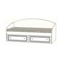 Тахта с двумявыдвижными ящиками АЙС фото Тахта с двумявыдвижными ящиками АЙС. Фото №1