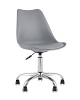 Стул офисный BLOK NEW пластиковый серый фото Стул офисный BLOK NEW пластиковый серый. Фото №1