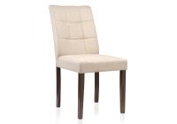 Стул деревянный Madina dark walnut / fabric cream фото Стул деревянный Madina dark walnut / fabric cream. Фото №1