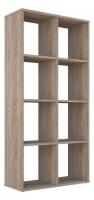 Стеллаж Polini Home Smart, древесина коричневая светлая дуб фото Стеллаж Polini Home Smart, древесина коричневая светлая дуб. Фото №1