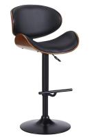 Стул барный JY1076 черный/черный