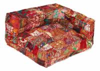 Модуль мягкий угловой  Secret De Maison GIPSY (mod. 10201) cotton patchwork, 60х80х43см, этнический красный Модуль мягкий угловой  Secret De Maison GIPSY (mod. 10201) cotton patchwork, 60х80х43см, этнический красный. Фото №1