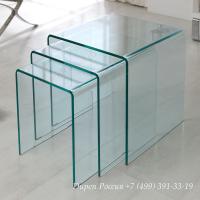 Набор из трех столиков DUPEN ND-01 прозрачный фото Набор из трех столиков DUPEN ND-01 прозрачный. Фото №1