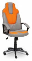 Компьютерное кресло NEO3 ткань, серый/оранжевый, С27/С23 фото Компьютерное кресло NEO3 ткань, серый/оранжевый, С27/С23. Фото №1