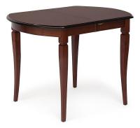 Стол раскладной Modena (MD-T4EX) дерево гевея/мдф, 100+29х75х75 см, MAF Brown