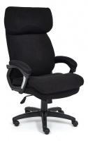 Кресло DUKE флок/ткань, черный/черный , 35/TW-11