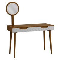 Зеркало для стола туалетного Сканди Орех фото Зеркало для стола туалетного Сканди Орех. Фото №1