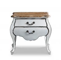 Тумбочка прикроватная FL-4016 белая. Фото №1