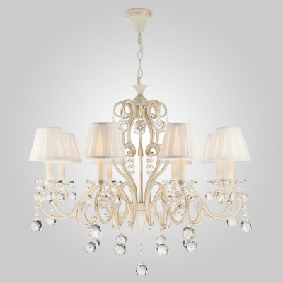 Подвесная люстра Eurosvet Ivin 12075/8 белый Strotskis фото Подвесная люстра Eurosvet Ivin 12075/8 белый Strotskis. Фото №2