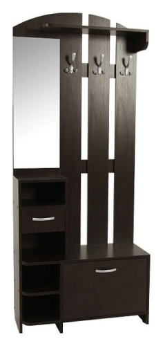 Стенка для прихожей Мила венге. Фото №1