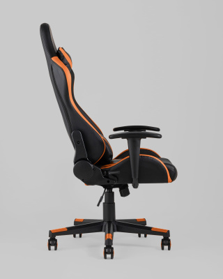Кресло игровое TopChairs Gallardo оранжевое фото Кресло игровое TopChairs Gallardo оранжевое. Фото №4