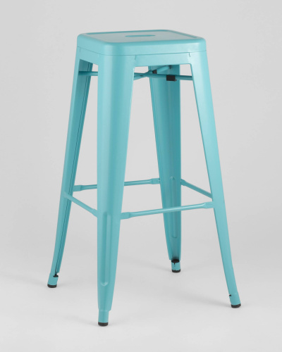 Стул барный TOLIX голубой матовый. Фото №3
