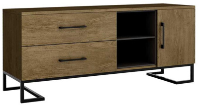 ТВ-тумба Loft Дуб табак/Графит фото ТВ-тумба Loft Дуб табак/Графит. Фото №2