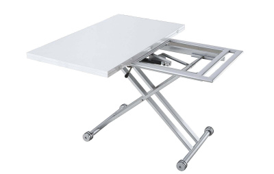 Стол-трансформер В2166 белый лак. Фото