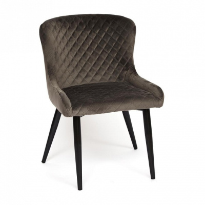 Стул SANSA ( mod.DC-2140 ) металл/вельвет, 50,5*61,5*80 см, серый вельвет (поставляется только по 2 шт) фото Стул SANSA ( mod.DC-2140 ) металл/вельвет, 50,5*61,5*80 см, серый вельвет (поставляется только по 2 шт). Фото №2