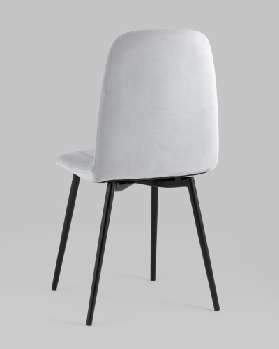 Стул Easy велюр светло-серый. Фото №7