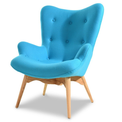 Кресло DC917 blue-голубое фото Кресло DC917 blue-голубое. Фото №3