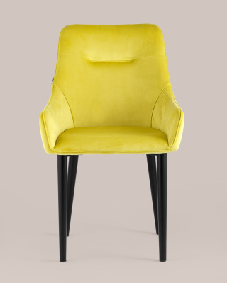 Стул Джоан велюр жёлтый фото Стул Джоан велюр жёлтый. Фото №5