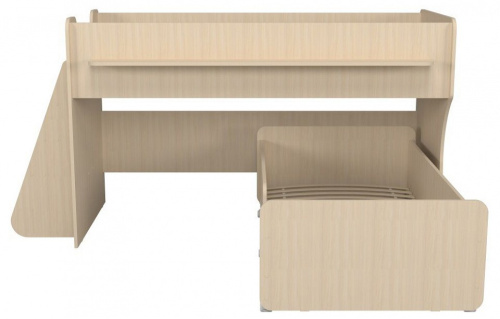 Кровать двухъярусная Р444, древесина коричневая светлая дуб. Фото №7