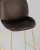 Стул барный Beetle со спинкой коричневый фото Стул барный Beetle со спинкой коричневый. Фото №9