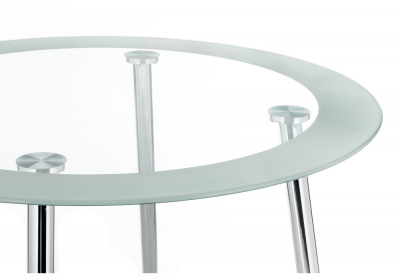 Стол стеклянный Vasko белый. Фото