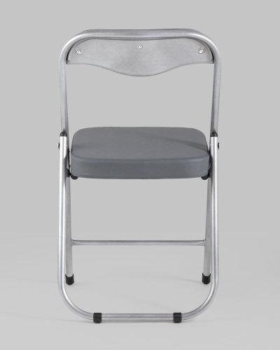 Стул складной ДЖОН металлик, серый. Фото №6