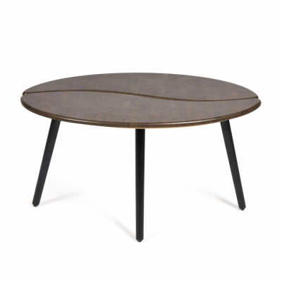 Стол журнальный COFFEE МДФ/дерево, 90*60*47 см, Браун (ножки черные) фото Стол журнальный COFFEE МДФ/дерево, 90*60*47 см, Браун (ножки черные). Фото №2