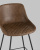 Стул полубарный TEXAS экокожа коричневый. Фото №8