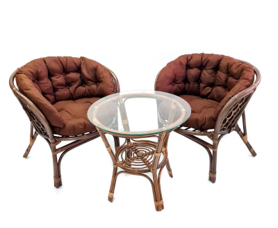 Комплект Багама дуэт с коричневыми подушками фото Комплект Багама дуэт с коричневыми подушками. Фото №5