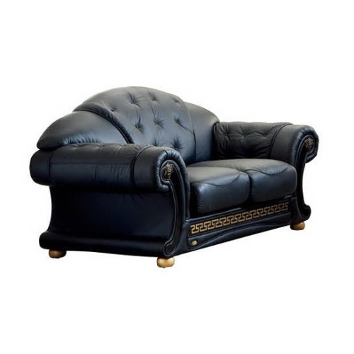 Диван Versace 2-х местный лавсит черный. Фото №4