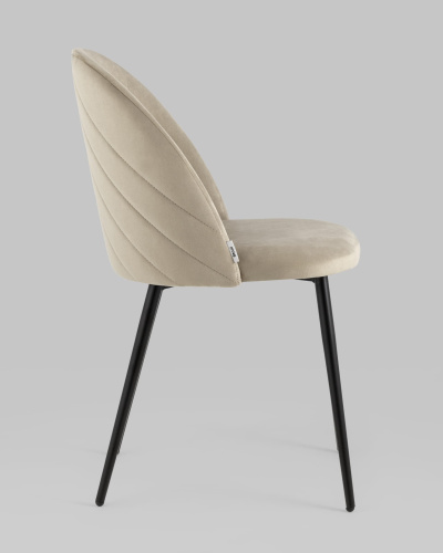 Стул Фолио велюр бежевый. Фото №4