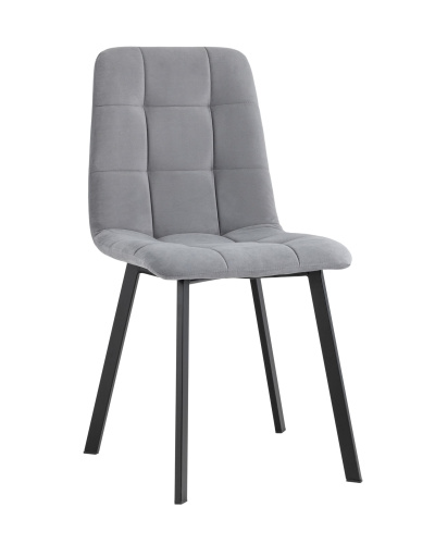 Стул Oliver Square велюр серый. Фото №2