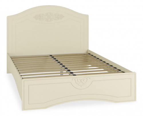 кровать 2000*1400 Ассоль плюс АС-112К с ламелями и комплектом опор ваниль. Фото №1