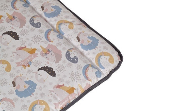 Матрас пеленальный Polini kids Волшебный Единорог, серый фото Матрас пеленальный Polini kids Волшебный Единорог, серый. Фото №4