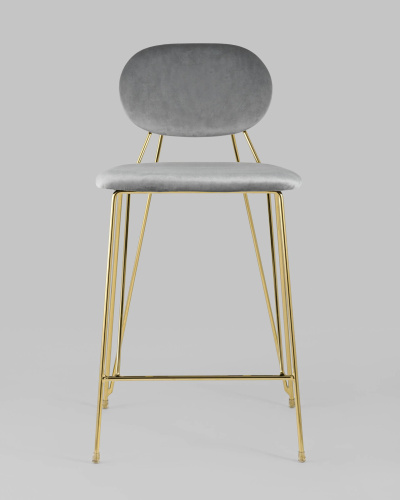 Стул Элис полубарный светло-серый. Фото №4