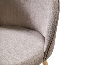 Барный стул 373B бежевый/дерево фото Барный стул 373B бежевый/дерево. Фото №4