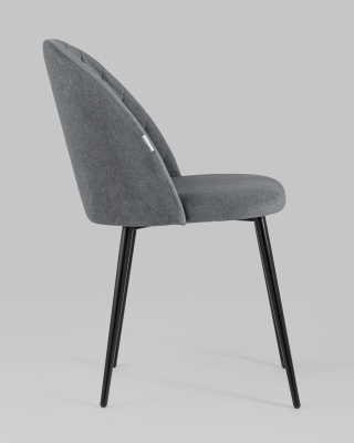 Стул Марсель микровелюр темно-серый фото Стул Марсель микровелюр темно-серый. Фото №4