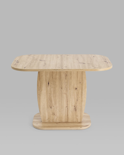 Стол Barrel 110-145*70 дуб/белый. Фото №4