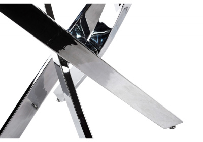 Стол стеклянный Komo 110 Chrome. Фото