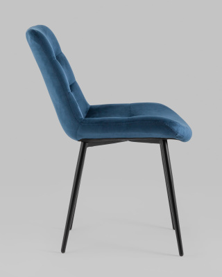 Стул Остин велюр пыльно-синий. Фото №5