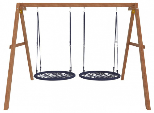 Качели детские Р911-29, коричневый. Фото №4